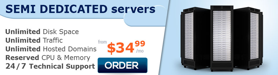iClickAndHost Semi Dedicated Server from $34.99