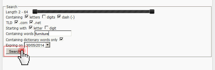 iclickandhost domain search