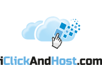 iClickAndHost free domain with hosting logo